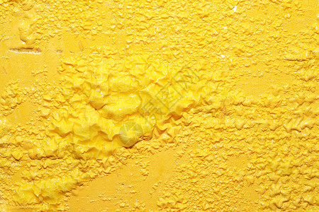 黄画背景油画维修外观黄色建筑栅栏材料颜料背景图片