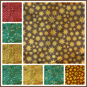 星星 无缝模式无缝地礼物装饰纺织品创造力正方形墙纸装饰品风格织物背景图片