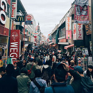 原宿网红素材原宿背景