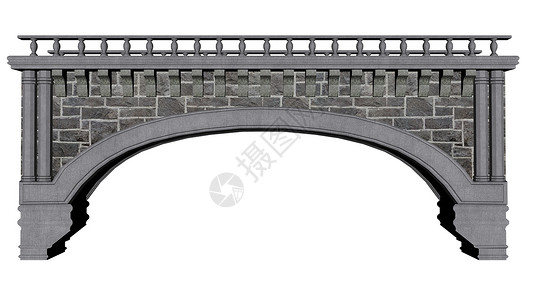 古桥 - 3D背景图片