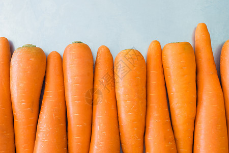 胡萝卜食物健康饮食色彩蔬菜生食橙色背景图片