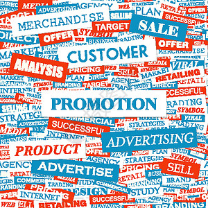 晋升公关标签零售销售战略市场协会广告风格网络背景图片