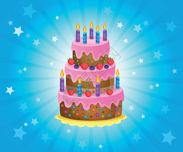 生日蛋糕主题图3背景图片