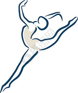 女体操女子女士运动员女性芭蕾舞舞蹈体操背景图片