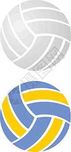 排球垫球排球球皮革橡皮绘画海滩学习图像石墨艺术乐趣圆圈插画