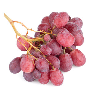 一堆红葡萄健康饮食水滴生活白色水果食物背景图片