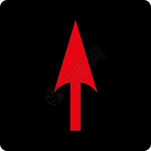 箭头 Axis Y 平压强化红色和黑色生长光标指针箭头轴坐标穿透力导航背景图片