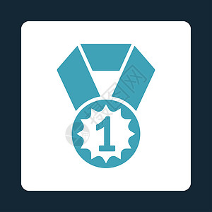 颁奖按钮覆盖颜色集的第一位图标评分勋章竞赛证书质量锦标赛金子运动荣誉冠军背景图片