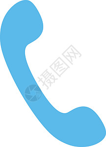 电话平淡蓝色图标拨号戒指扬声器字形电话号码电讯热线讲话背景图片