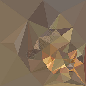 抽象摘要低多边形背景像素化马赛克棕色三角形测量多面体三角褐色折纸背景图片
