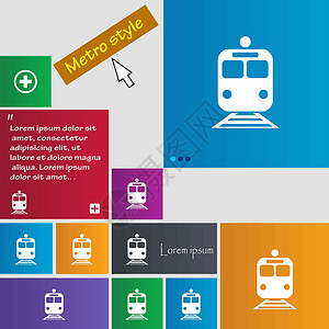 地铁路线显示光标指针的现代界面网站按钮 矢量 V   info whatsthis车轮团体机车航程隧道火车喷射速度旅游城市设计图片