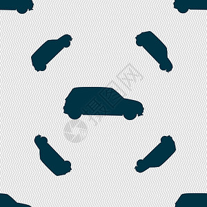 jeep牧马人Jeep 图标符号 无缝模式与几何纹理 矢量机壳公用事业交通吉普车掀背车徽章车轮车辆货车赛车设计图片