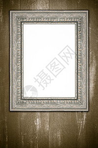 旧图片框金子木头古董镜子金属艺术房间摄影墙纸苦恼背景图片