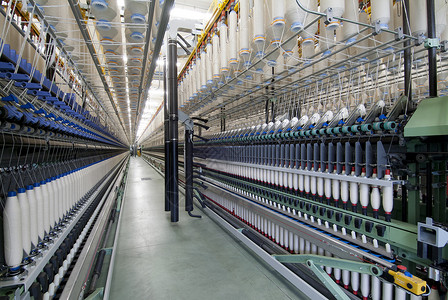 筒管无标题生产线丝绸制造业机器纤维背景羊毛技术生产纺织品背景