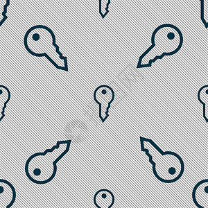 锁工艺带有几何纹理的无缝模式 矢量互联网挂锁密码秘密工艺房子插图资金按钮日志插画