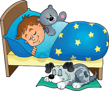 睡觉儿童主题图像5背景图片