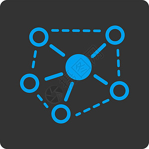 分子链接图标圆形分发营销配置社会字形组织社区分支机构媒体背景图片