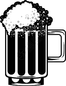 矢量啤酒喝啤酒气泡插图泡沫绘图饮料茶点产品图标线条股票剪贴画设计图片