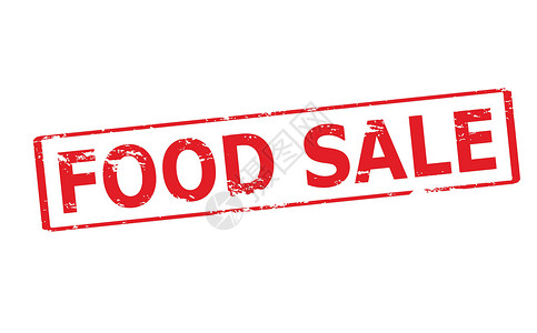 食品价格食品销售背信弃义橡皮矩形红色盘子邮票食物墨水插画