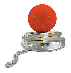 熊和篮球素材熊陷阱里有钱的篮球篮球背景