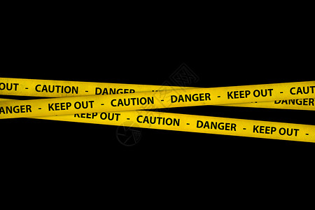 黑色注意注意磁带注意力艺术危险黄色环境保护带插图胶带防盗障碍背景