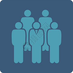 工作人员图标客户简介成员社区公司朋友们蓝色社会家庭用户背景图片