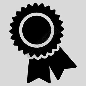 来自竞争与成功双色图标集的认证图标贴纸海豹黑色优胜者投票领导者文凭质量邮票标签背景图片