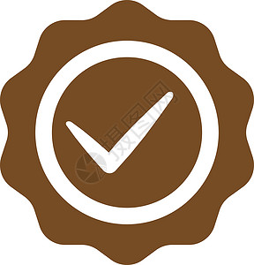 评分图标从竞争和成功双彩图标集中创建的有效图标评分徽章标签棕色领导者勋章贴纸投票保修单报酬插画