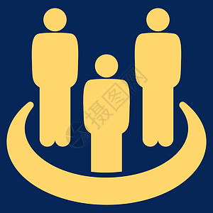 社会群体图标字形简介用户黄色团体团队人群社区网络友谊背景图片