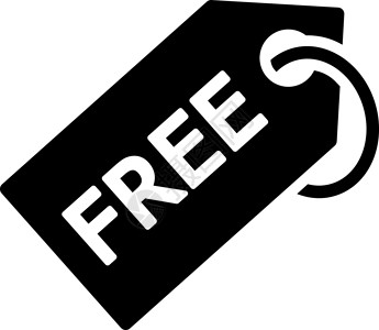 Free标签图标令牌免费代码促销零售广告销售展示报酬商业背景图片