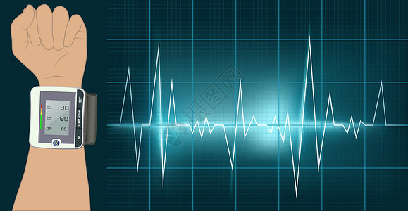 电子血压仪血血压控制电子测量关心监视器插图手臂医疗技术脉冲设计图片