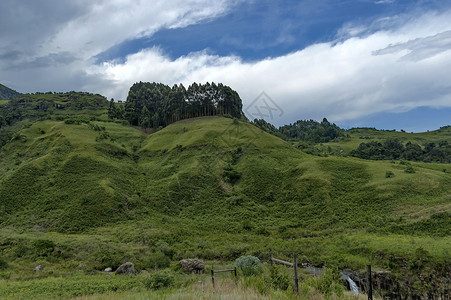 乌海Sterkspriut瀑瀑布区岩石旅行绿色旅游树木衬套石头自然保护区游客背景