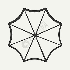 黑色和白色平整移动应用程序无保护伞背景图片