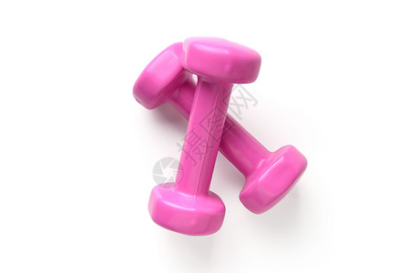 哑铃健康举重运动力量粉色重量热身背景图片