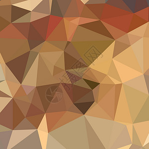 抽象的低多边形背景黄色折纸棕色测量马赛克多面体像素化驼棕三角三角形背景图片