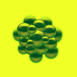 设置分子球的抽象背景背景图片