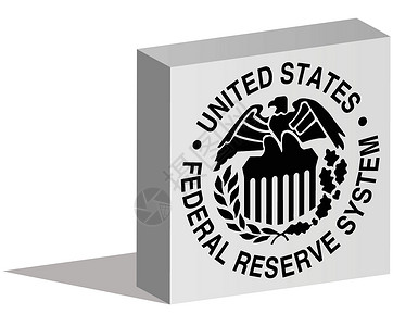 中央银行联邦储备系统打印邮票体系资产公司白色标识商标商业品牌插画