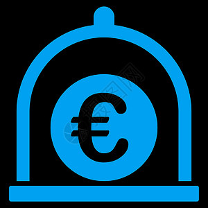 储物图标欧元标准图标储物盒字形基金店铺现金投资货币圆顶资本收益设计图片
