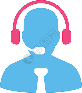 耳机头像素材支持的聊天图标耳机秘书顾问麦克风推销电话网络讲话助手导演设计图片