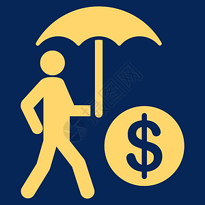 商业双彩赛集的金融保险图标货币财富男人现金硬币安全客户银行字形经济背景图片