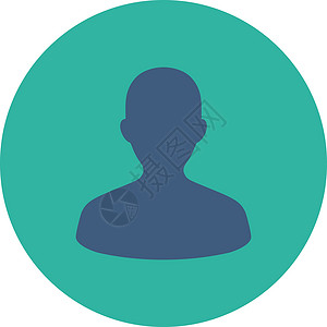 青头菌用户平板钴和青青色圆环按钮身体丈夫反射字形角色身份客户数字性格绅士插画