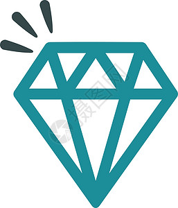 黄玉商业集的水晶图标展示宝石透明度首饰珠宝钻石财富玻璃质量石英设计图片