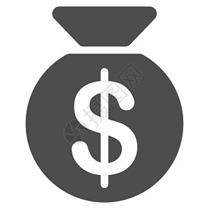 商业集的货币袋图标收益储蓄首都货币现金投资钱袋子金融银行订金背景图片