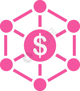方案图标 来自支付项目金融团体银行业组织结构网络现金字形背景图片