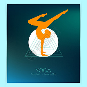 瑜伽馆宣传单妇女做瑜瑜伽 传单活力女性小册子卡片健身房闲暇平衡绘画女孩身份设计图片
