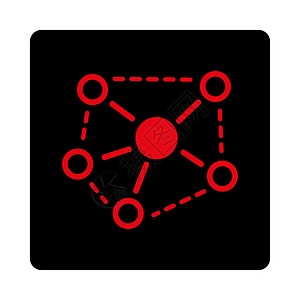 链接线条分子链接图标社区团队按钮细胞化学图表线条正方形字形分发背景