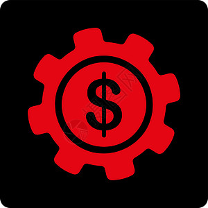 付款选项图标现金合作技术工具齿轮机械建造金融力量货币背景图片