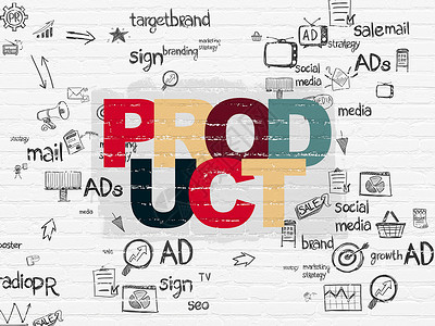 背景墙上的营销理念产品战略宣传创造力灰色广告绘画品牌黑色白色流程图背景图片