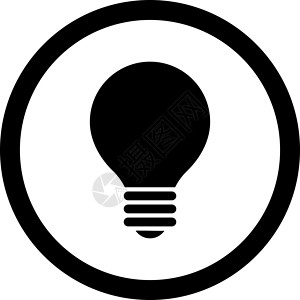 电子散盘平面黑色整形矢量图标风暴发明专利照明玻璃解决方案头脑天才力量灯泡设计图片
