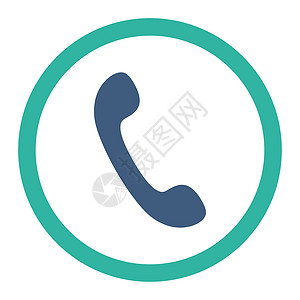 电话平板钴和青青色四轮光栅图标电话号码扬声器热线字形讲话电讯戒指电话拨号背景